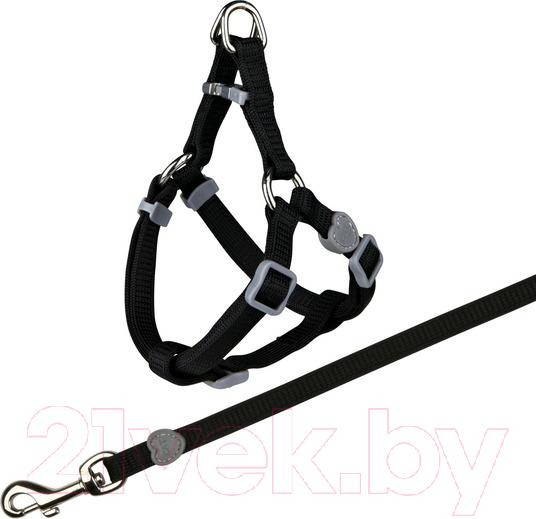 Изображение товара Шлея с поводком Trixie Premium 41891 (разные цвета)