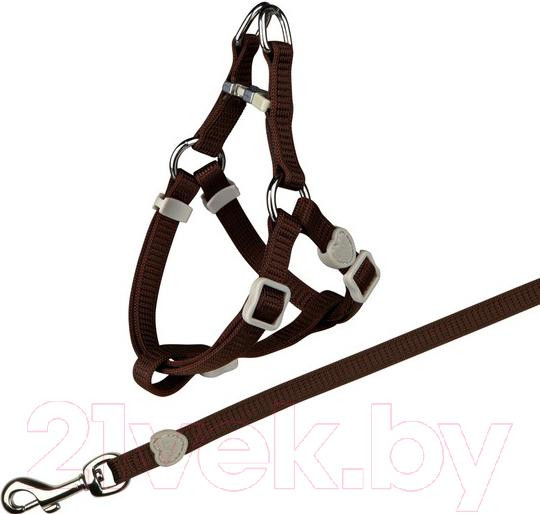 Изображение товара Шлея с поводком Trixie Premium 41891 (разные цвета)