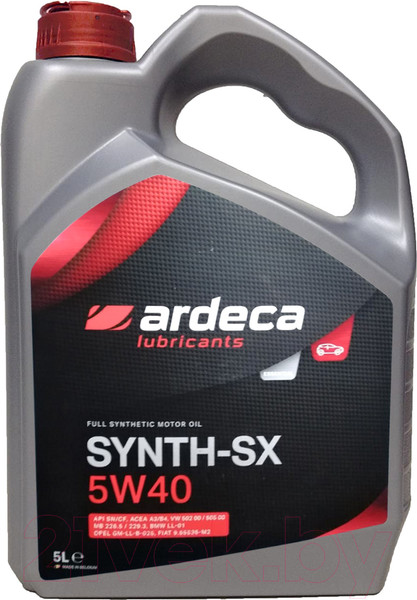 Изображение товара Моторное масло Ardeca Synth-SX 5W40 / P01161-ARD005 (5л)