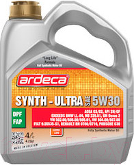 Изображение товара Моторное масло Ardeca Synth-Ultra 5W30 / P01231-ARD004 (4л)