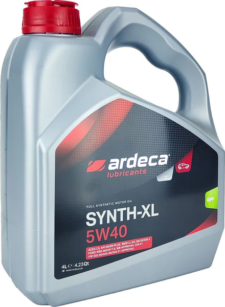 Изображение товара Моторное масло Ardeca Synth-XL 5W40 / P01031-ARD004 (4л)