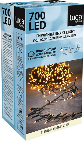 Изображение товара Светодиодная гирлянда GreenTerra Luca Snake / 83782 (215см)