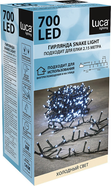 Изображение товара Светодиодная гирлянда GreenTerra Luca Snake / 83774 (215см)