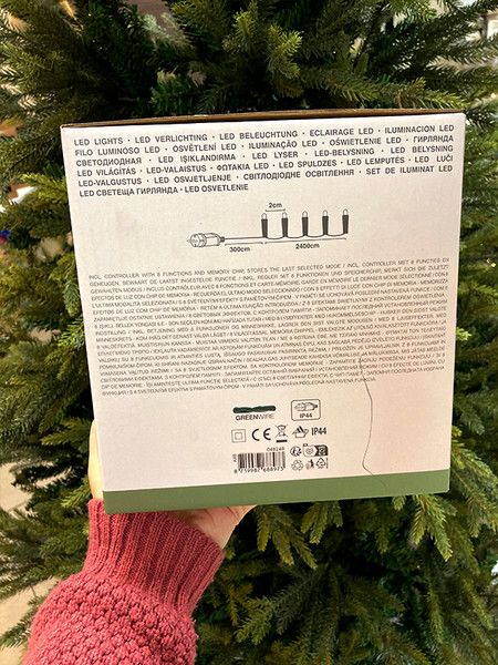 Изображение товара Светодиодная гирлянда Koopman Snake Comfort Basic / AX8512150 (24см)