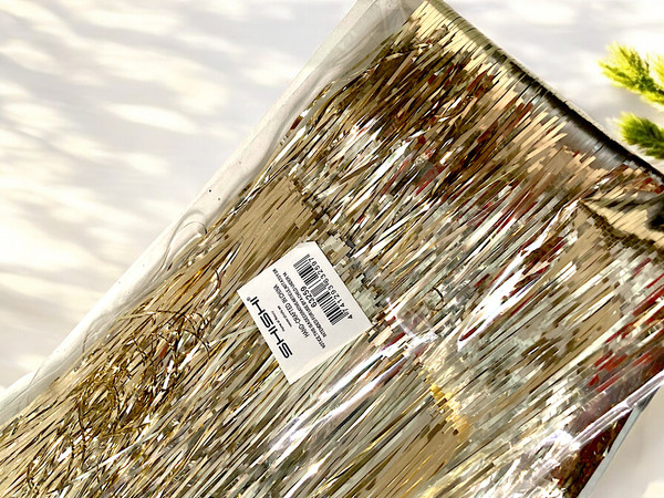 Изображение товара Дождик новогодний Shishi 63259 (6л, шампань)