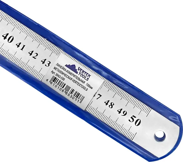 Изображение товара Линейка измерительная Vertex Tools 500мм / 3042-500