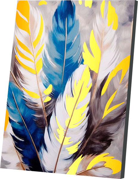 Изображение товара Картина по номерам Школа талантов Перья / 9883135