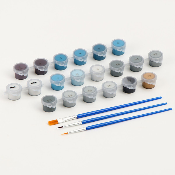 Изображение товара Картина по номерам Школа талантов Перья / 9883135