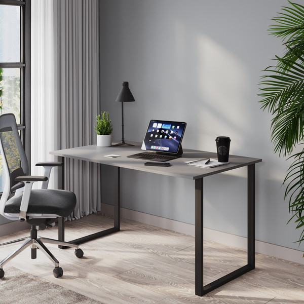 Изображение товара Письменный стол Soma Bliss 120x66 (серый/черный)