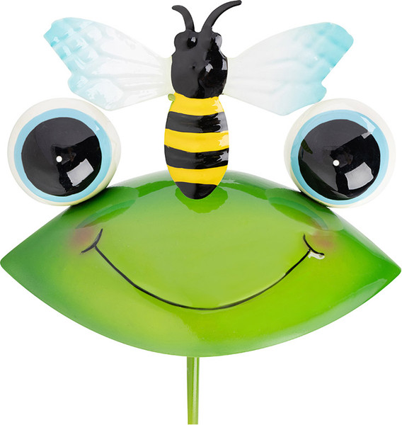Изображение товара Украшение для сада Park Лягушка с пчелкой / 108837