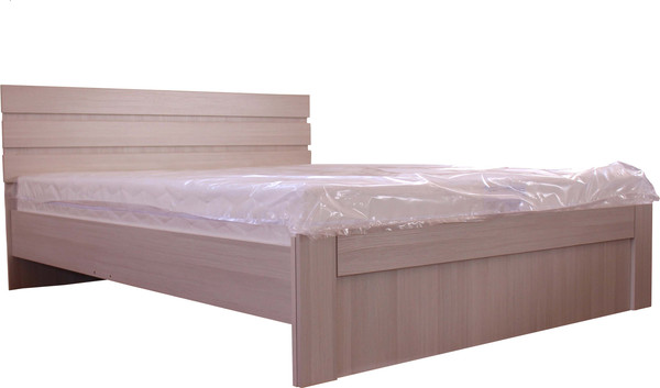 Изображение товара Полуторная кровать Компас-мебель КС-014-14Д2 140x200 (дуб сонома светлый)