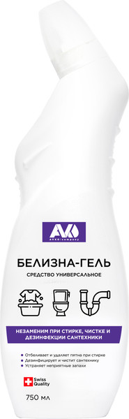 Изображение товара Универсальное чистящее средство Avko Белизна-гель (750мл)