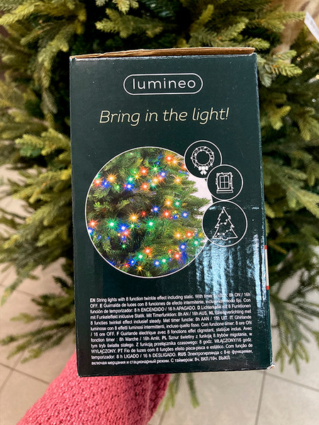 Изображение товара Светодиодная гирлянда Kaemingk Lumineo Snake / 495366 (16м, разноцветная)