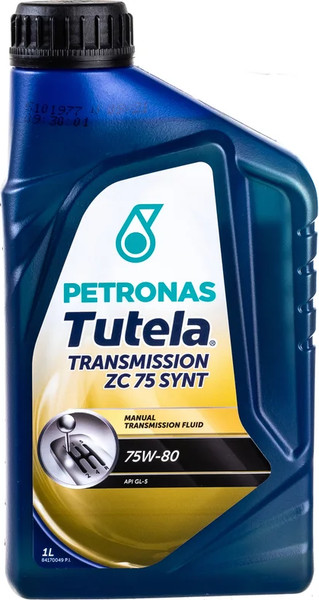 Изображение товара Трансмиссионное масло Petronas Syntium Tutela ZC 75 Synth GL-5 / 76044E18EU (1л)