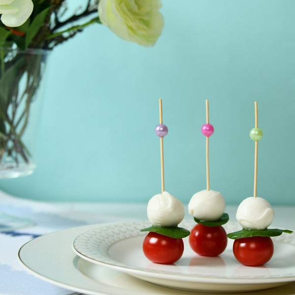 Изображение товара Набор шпажек для канапе Мультидом Яркие бусинки VL80-590 (24шт)