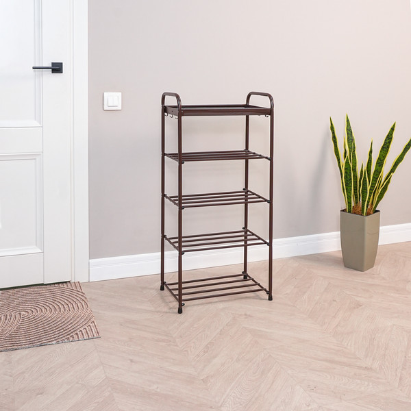 Изображение товара Полка для обуви ЗМИ Альфа 15 / ПДОА15 (коричневый)