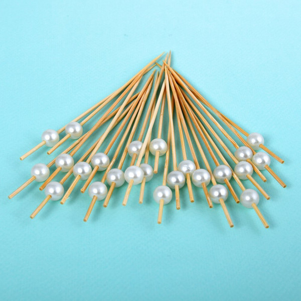 Изображение товара Набор шпажек для канапе Мультидом Бусинки VL80-589 (24шт)