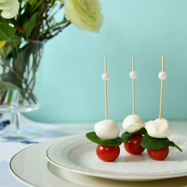 Изображение товара Набор шпажек для канапе Мультидом Бусинки VL80-589 (24шт)