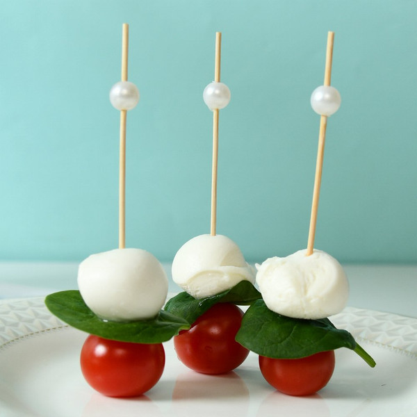 Изображение товара Набор шпажек для канапе Мультидом Бусинки VL80-589 (24шт)