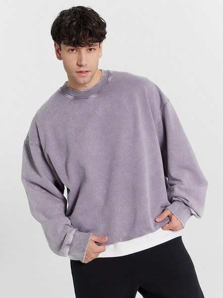 Изображение товара Свитшот Mark Formelle 121894 (р.96-170/176, acid wash на сером)