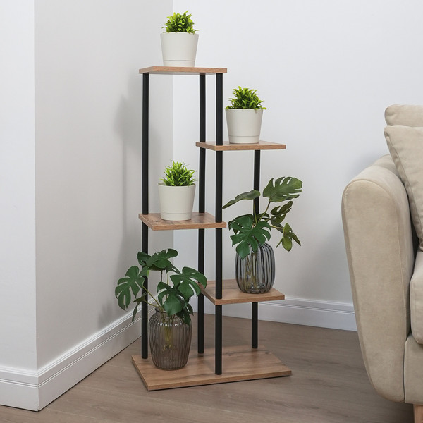 Изображение товара Стойка для цветов ЗМИ Шафран 15Л ПДЦШ15Л (черный)