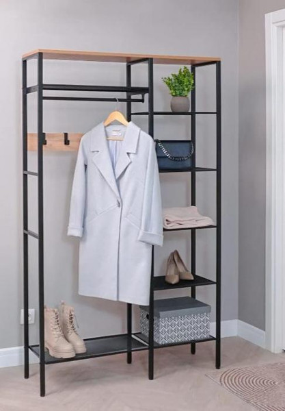 Изображение товара Стойка для одежды ЗМИ Торонто 48Л / ГСТ48Л (черный)