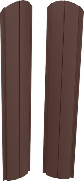 Изображение товара Штакетник металлический Скайпрофиль Европланка-Свитязь 130 Пэ-RAL8017/8017 (1.5м, 10шт)