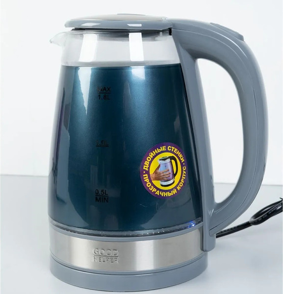 Изображение товара Электрочайник Goodhelper KPG-1811 (синий)