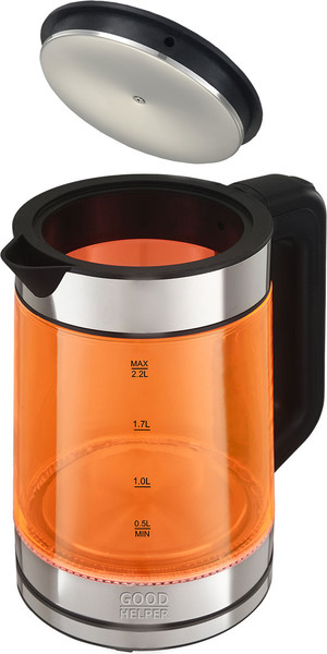 Изображение товара Электрочайник Goodhelper KPG-2201 (оранжевый)