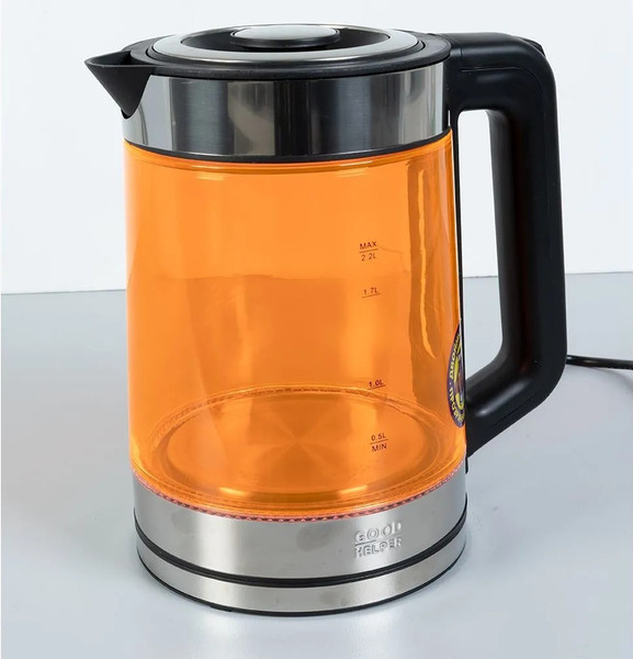 Изображение товара Электрочайник Goodhelper KPG-2201 (оранжевый)