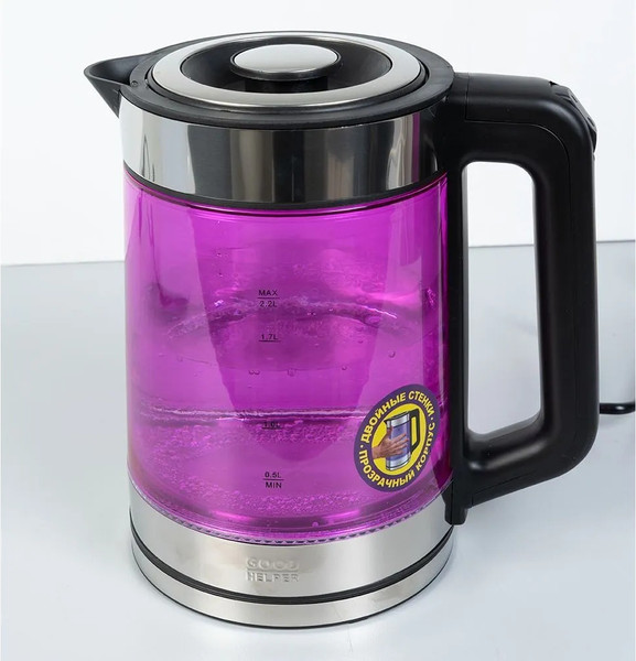 Изображение товара Электрочайник Goodhelper KPG-2201 (розовый)