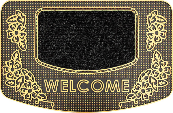 Изображение товара Коврик грязезащитный Akuteks Tekstil Pvc Mat 45x70-GARDEN-GOLD-PVCMat