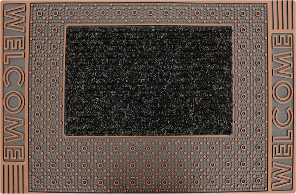 Изображение товара Коврик грязезащитный Akuteks Tekstil Pvc Mat 45x70-LINEA-COPPER-PVCMat