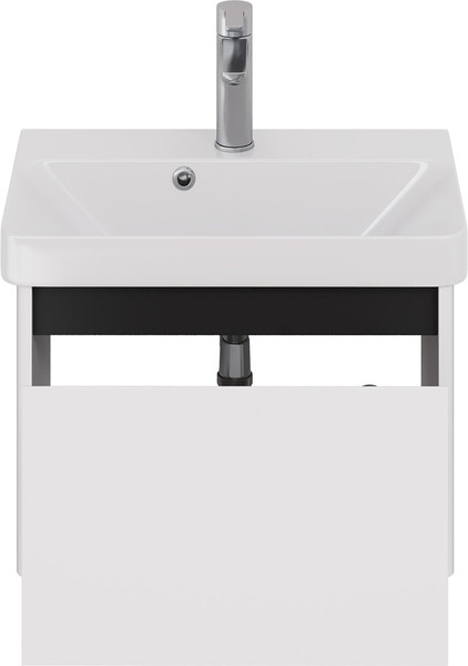 Изображение товара Тумба под умывальник Dreja Luxury 55см Подвесная 1 ящик / 99.2009 (белый матовый)