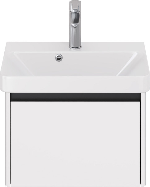 Изображение товара Тумба под умывальник Dreja Luxury 55см Подвесная 1 ящик / 99.2009 (белый матовый)