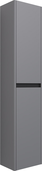 Изображение товара Шкаф-пенал для ванной Dreja Luxury 35см Универсальный / 99.2014 (серый базальт)