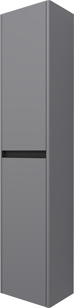 Изображение товара Шкаф-пенал для ванной Dreja Luxury 35см Универсальный / 99.2014 (серый базальт)