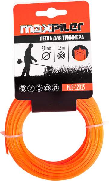 Изображение товара Леска для триммера P.I.T 2.0мм / MLB-12015 (15м)