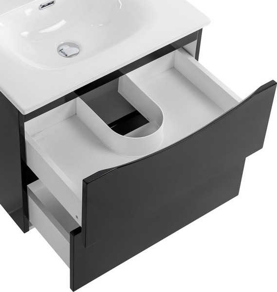 Изображение товара Тумба под умывальник BelBagno MARINO-CER-N-600-2C-SO-NL-P