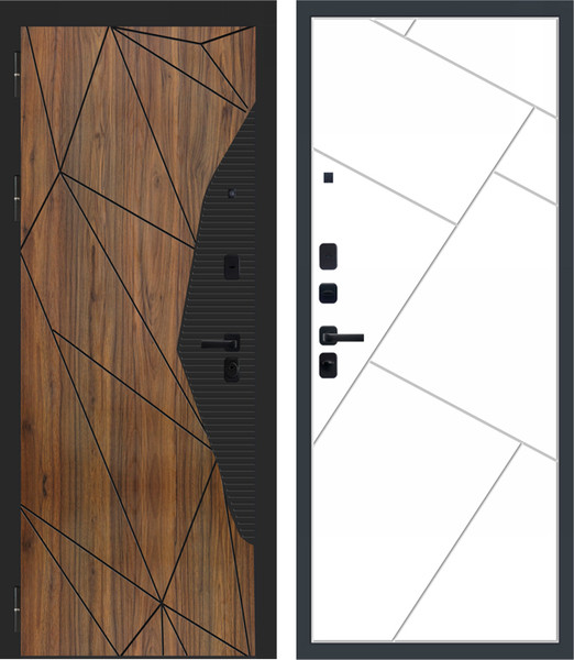 Изображение товара Входная дверь МеталЮр Velluto Bianco / M105 (86х205, левая)