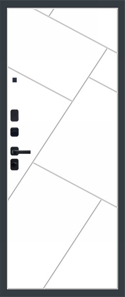 Изображение товара Входная дверь МеталЮр Velluto Bianco / M105 (86х205, левая)