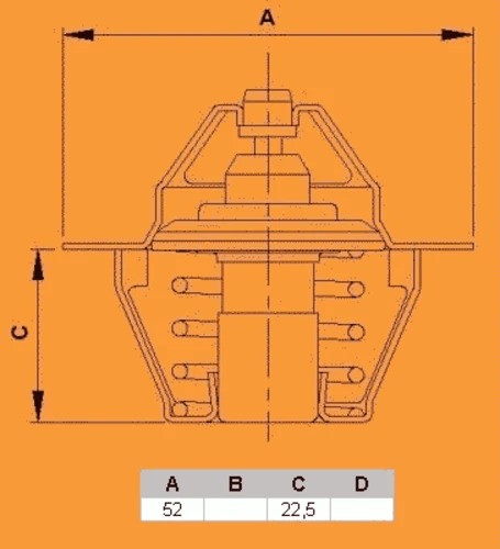Изображение товара Термостат автомобильный Vernet-Calorstat TH6292.88J