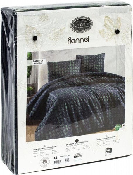 Изображение товара Комплект постельного белья Karven Sadora Navy Blue Семейный / N245