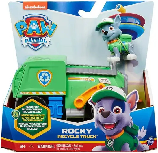 Изображение товара Погрузчик игрушечный PAW Patrol Машинка с фигуркой Рокки / 43677