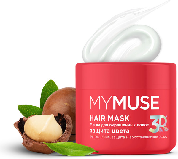 Изображение товара Маска для волос My Muse Для окрашенных волос защита цвета и увлажнение / 145050 (300мл)