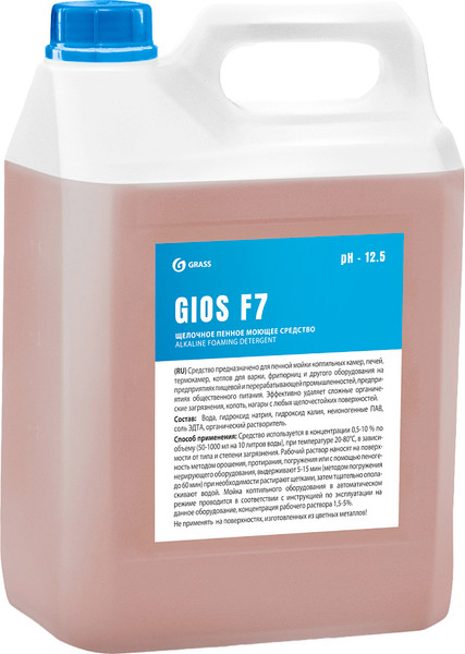 Изображение товара Универсальное чистящее средство Grass Gios F7 / 550047 (5л)