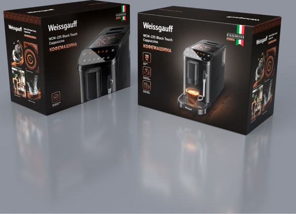 Изображение товара Кофемашина Weissgauff WCM-225 Black Touch Cappuccino