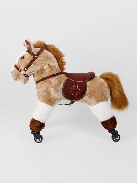 Изображение товара Каталка детская Amarobaby Funny Horse Лошадка / AMARO-28FH-Bei (бежевый)
