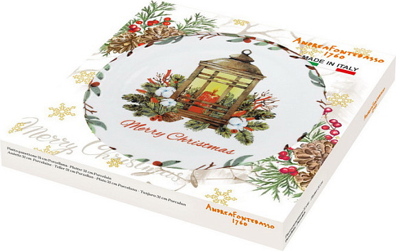 Изображение товара Блюдо Andrea Fontebasso Christmas Cinzia. Christmas Candle / CI0PN319072