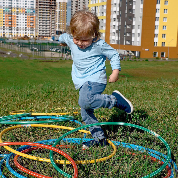 Изображение товара Обруч для художественной гимнастики Соломон 1200820 (голубой)